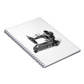  illustratie naaimachine 1800s notitieboek (Rechterzijde)