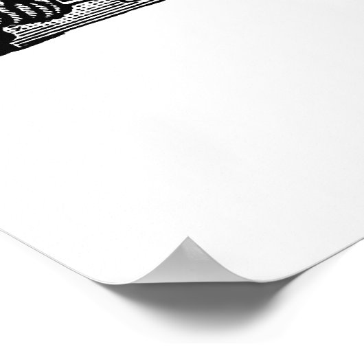 illustratie naaimachine 1800s poster (Hoek)