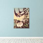 Illustratie naar "Thumbkinetta", door Hans Christe Canvas Afdruk (Insitu (Houten vloer))