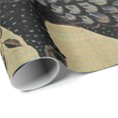 Illustratie Nandina en Rooster door Ito Jakuchu Cadeaupapier (Rol Hoek)