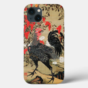 Illustratie Nandina en Rooster door Ito Jakuchu Case-Mate iPhone Case