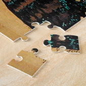 Illustratie Nandina en Rooster door Ito Jakuchu Legpuzzel (Zijkant)