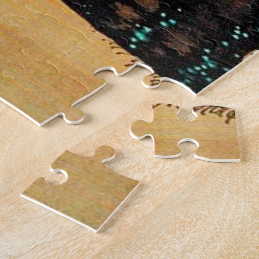 Illustratie Nandina en Rooster door Ito Jakuchu Legpuzzel (Zijkant)