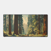 Illustratie nationaal park Redwood Bureaumat (Voorkant)