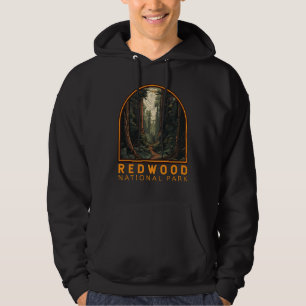 Illustratie nationaal park Redwood  Hoodie