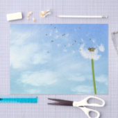Illustratie Natuur Dandelion Blue Sky Tissuepapier (Craft)