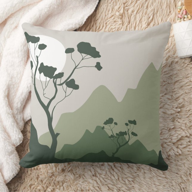 Illustratie natuur kussen (Deken)