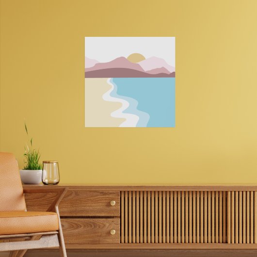 Illustratie natuur poster (Woonkamer 2)