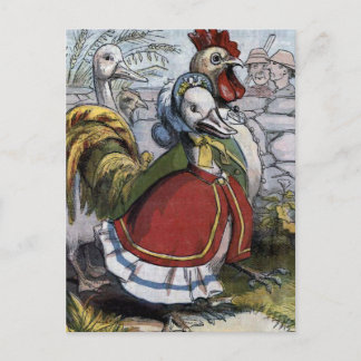 illustratie "Old Moeder Goose" Briefkaart