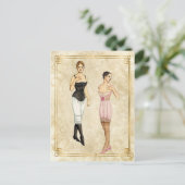  illustratie onderkleding Mode 1900 Briefkaart (Staand voorkant)