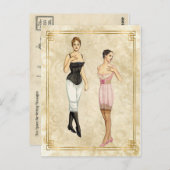  illustratie onderkleding Mode 1900 Briefkaart (Voorkant / Achterkant)