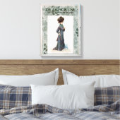  illustratie ontwerp Mode dames Canvas Afdruk (Insitu (Slaapkamer))