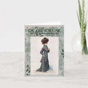 illustratie ontwerp Mode dames Kaart