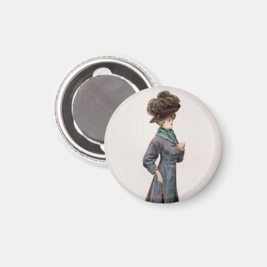  illustratie ontwerp Mode dames Magneet (Voorkant / Achterkant)