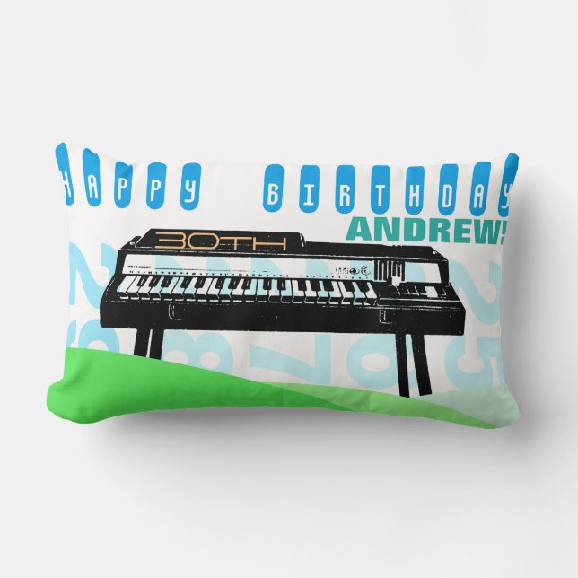  illustratie Orgaan 30th Birthday L Pillow Kussen (Voorkant)