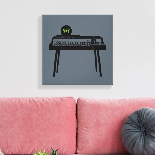 illustratie Organ Monogram Canvas (Insitu (Woonkamer))