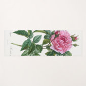 Illustratie Ornament Roos Yogamat (Voorkant (horizontaal))