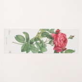 Illustratie Ornament Roos Yogamat (Voorkant (horizontaal))
