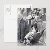  illustratie "Oude moeder Hubbard" Briefkaart (Voorkant / Achterkant)