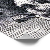  illustratie "Oude moeder Hubbard" Poster (Hoek)