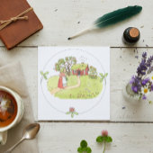  illustratie Oude vrouw Elsa Beskow