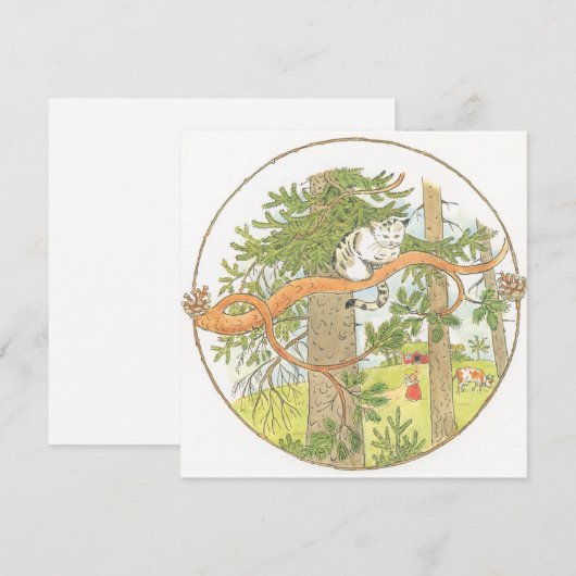  illustratie Oude vrouw Elsa Beskow (Voorkant / Achterkant)