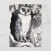  illustratie "Owl" Briefkaart (Voorkant)