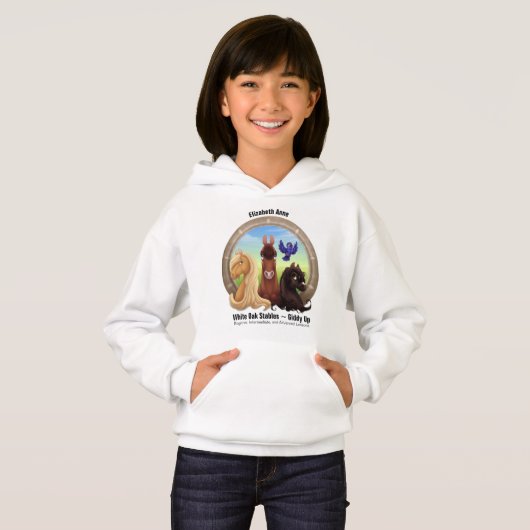 Illustratie paarden en Pony (Voorkant volledig)