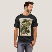 Illustratie papegaai t-shirt (Voorkant volledig)