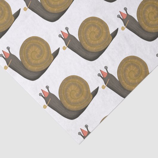 Illustratie partijslak tissuepapier (Detail)