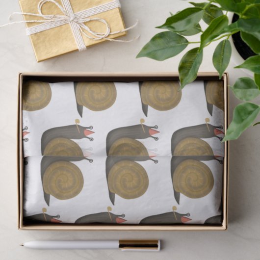 Illustratie partijslak tissuepapier (Geschenk)