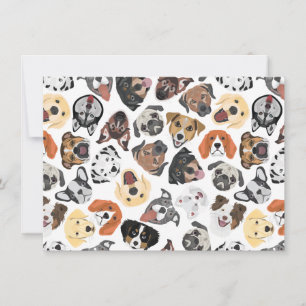 Illustratie Patroonzoete binnenlandse honden