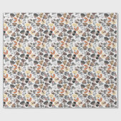 Illustratie Patroonzoete binnenlandse honden Cadeaupapier (Vlak)