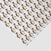 Illustratie Penguin Pattern Tissuepapier (Detail)