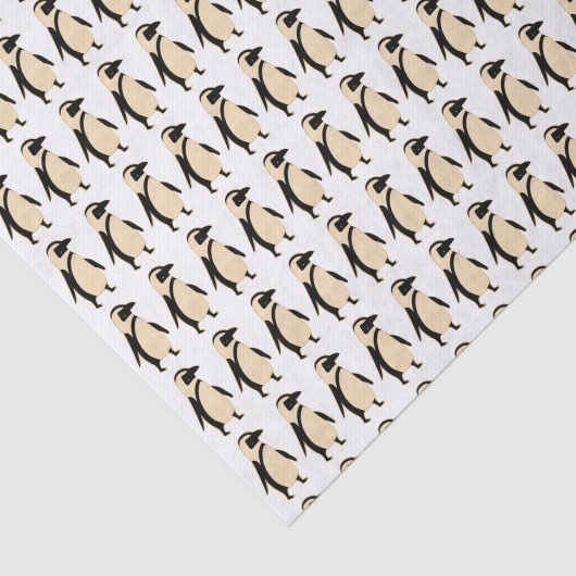 Illustratie Penguin Pattern Tissuepapier (Detail)