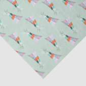 Illustratie Pet Mint Green Party Tissuepapier (Detail)