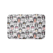 illustratie pinguïn achtergrond badmat (Voorkant)