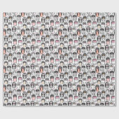 illustratie pinguïn achtergrond cadeaupapier (Vlak)