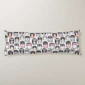 illustratie pinguïn achtergrond lichaamskussen (Achterkant)