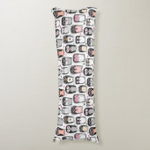 illustratie pinguïn achtergrond lichaamskussen (Voorkant Verticaal)