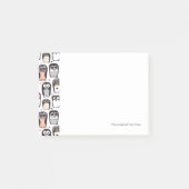 illustratie pinguïn achtergrond post-it® notes (Voorkant)
