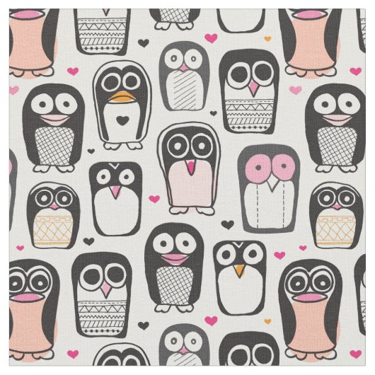 illustratie pinguïn achtergrond stof (Close Up)