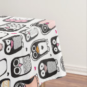 illustratie pinguïn achtergrond tafelkleed (Voorbeeld)