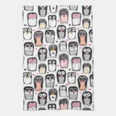 illustratie pinguïn achtergrond theedoek (Verticaal)