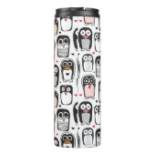 illustratie pinguïn achtergrond thermosbeker (Achterkant)