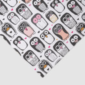 illustratie pinguïn achtergrond tissuepapier (Detail)