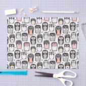 illustratie pinguïn achtergrond tissuepapier (Craft)