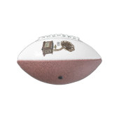 illustratie Platenspeler cartoon American Football (Gedraaid 270)