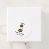 illustratie Platenspeler cartoon Bedankjes Labels (In situ)