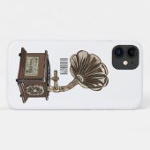 illustratie Platenspeler cartoon Case-Mate iPhone Case (Achterkant (horizontaal))